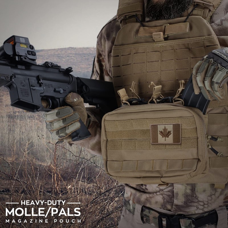 WYNEX Tactical Mag Admin Pouch, Molle Utility Tool Pouch Medical