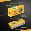 PREXISO 2-in-1 Line Laser Level - Mini Torpedo Level with
