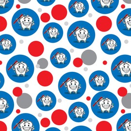 GRAPHICS & MORE Happy Tooth Toothbrush Dentist Premium Gift Wrap Wrapping Paper Roll