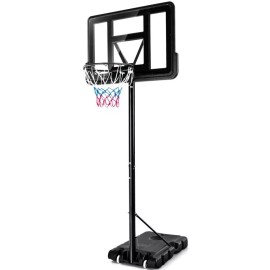 Costway Outdoor Basketball Hoop Stand Portable Height Adjustable With Backboard Wheels
