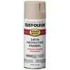 Rust-Oleum 276271 Stops Rust Spray Paint, 12 oz, Satin French
