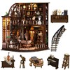 Spilay DIY Miniature House Kit for Adults, Miniature Dollhouse Kit