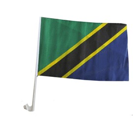 MWS 12x18 Tanzania Country Single Sided Car Vehicle 12"x18" Flag