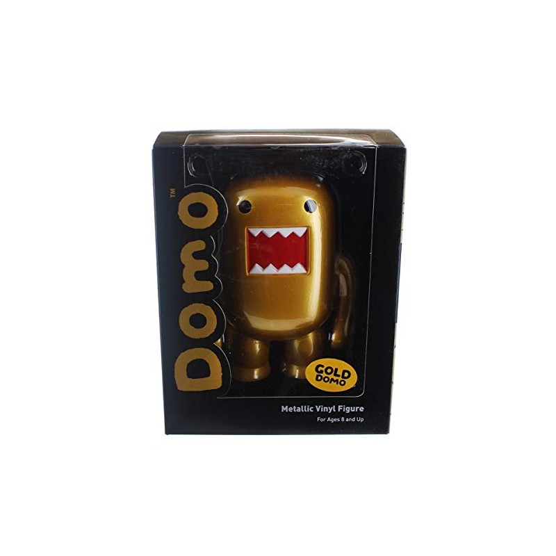 4" Domo Flocked Vinyl Figure: Gold