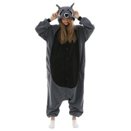 LACOLOCA Animal Adult Onesie Unisex One-Piece Cosplay Costume Pajamas For Men Women