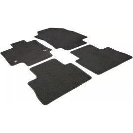 SDeelCase 4 Pc Custom Fit Black Front & Rear Carpets Floor Mats For 19-Up Toyota RAV 4