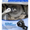 Yoursme 50mm Crankshaft Crank Pulley Wrench Holder Tool Removal Holding