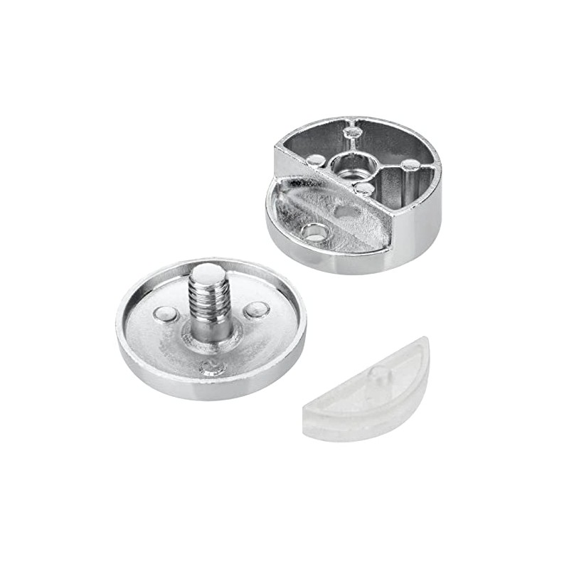 Upgraded 3-5mm Frameless Mirror Mounting Hardware 4 Pack Dual-Screw Fixing