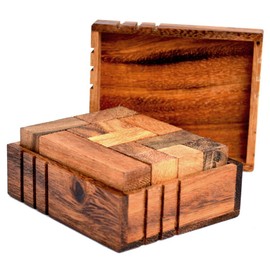 Magic Box3 Packing Box Pentomino Puzzle, Bring All Wooden Trestles Back in the Box, Wooden Puzzle, Puzzle Wood Puzzle Game, Puzzle Box, Pentominoes Puzzle, Packing System Puzzle