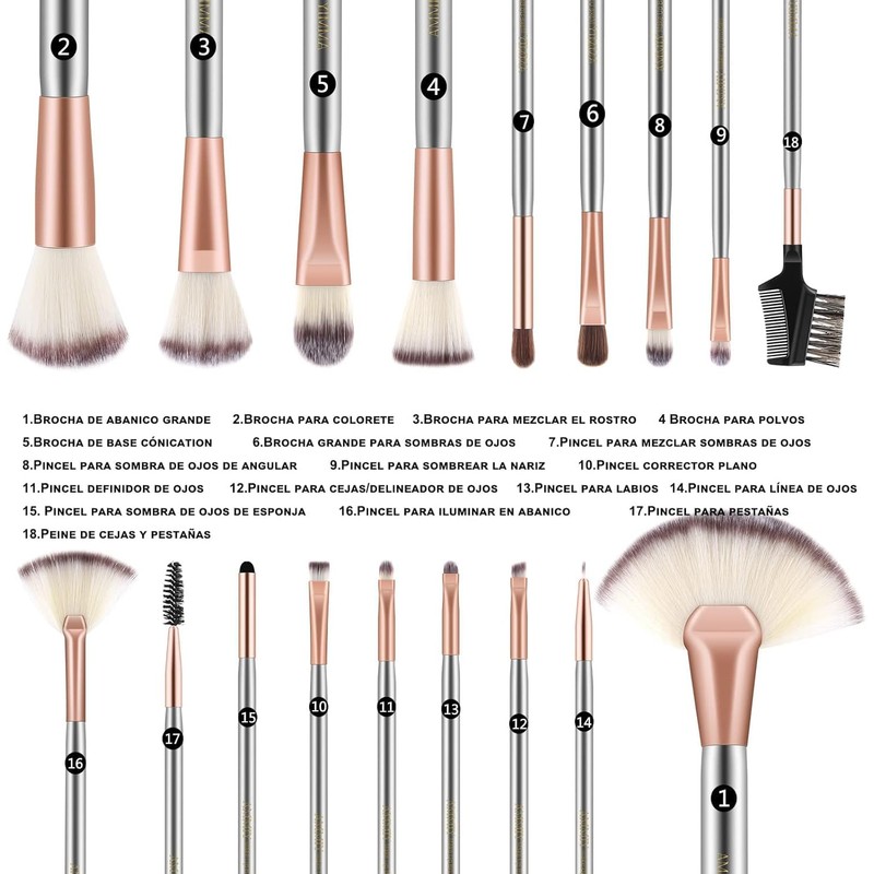 Professional Makeup Brush Set for Women