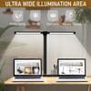 CHARYJOD Dimmable LED Desk Lamp with USB Charging Port, 50