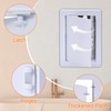 Suteck Plastic Access Panel for Drywall Ceiling 4 x 6