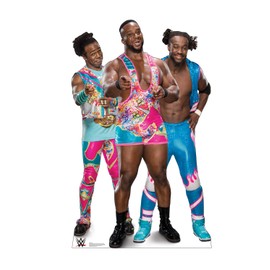 Cardboard People New Day - Big E, Kofi and Xavier - Life Size Cardboard Cutout Standup - WWE
