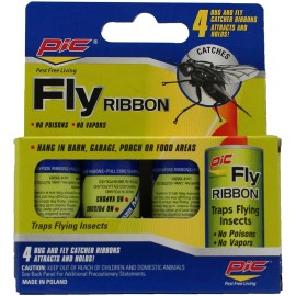 PIC Fly Ribbon Bug & Insect Catcher (4 Pack)