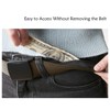 SUOSDEY Travel Money Belt, Nylon Hidden Money Pocket Belt with