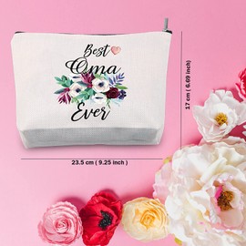 TSOTMO Best Oma Ever Gift Oma Cosmetic Bag Gift Grandmother Birthday Gift (Oma)