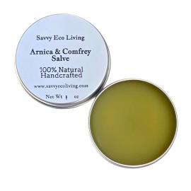 Savvy Eco Living Arnica And Comfrey Salve , Ointment , Mint Muscle Salve 1oz