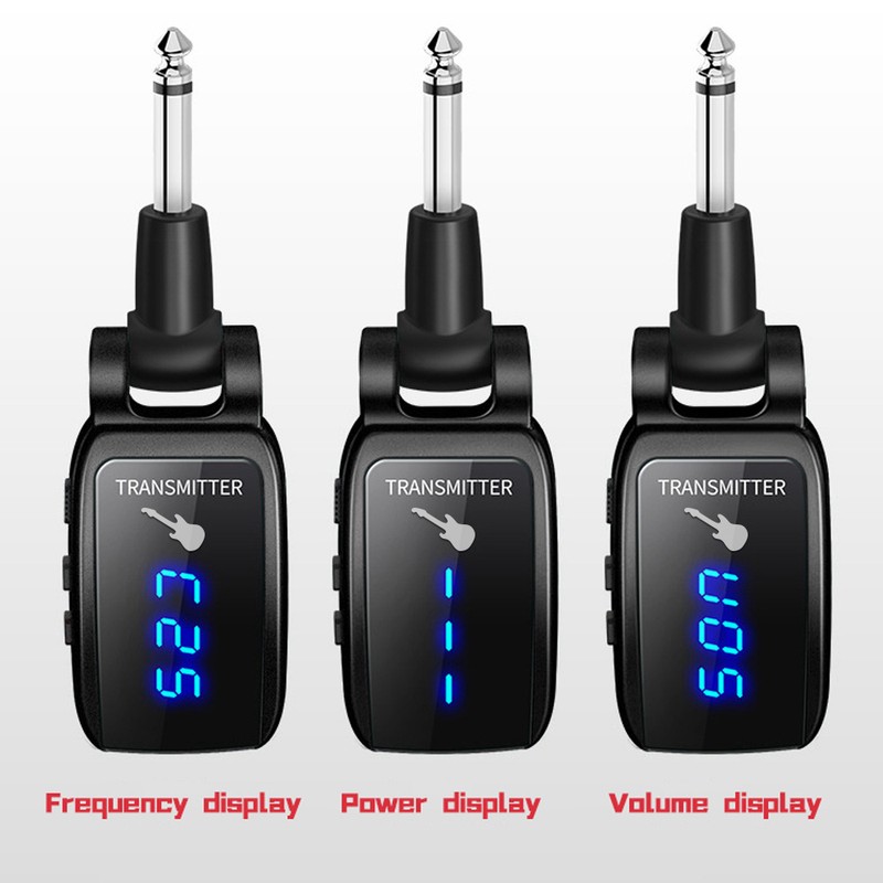 Wireless Guitar System Rechargeable Guitar Transmitter Receiver Set Electric Guitar