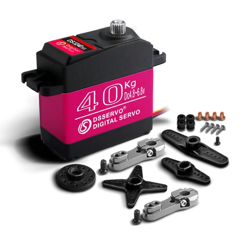 2PCS 40kg Steering Servo High Torque RC Steering Servo Motor