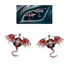 ORIESSE Red Car Accessories 2pcs Bling Dragon Car Air Freshener