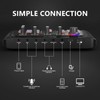 Podcast Equipment Bundle, Audio Interface with DJ Mixer and Condenser