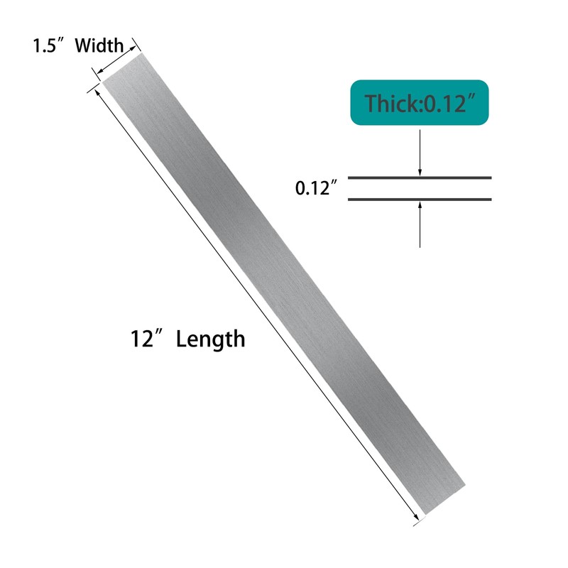 5Pcs 1084 Carbon Steel Bar Cold Rolled for Knife Making,
