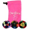 DIRTBAG Lover Footbag 3-Pack with Pouch, Includes Three Original and