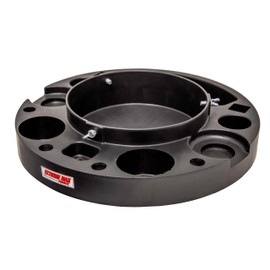 Extreme Max 5001.6818 Bucket Dolly with Spray Can, Tool & Cleaning Supply Trays – Fits 3.5 to 6 Gallon Pails – 200 lb. Capacity Rolling Detailing Caddy