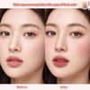 Lilyloria Matte Face Blush Powder for ‌Cheeks‌ with Brush ‌Blendable‌
