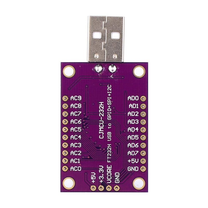 FT232H USB to JTAG UART/FIFO-SPI/I2C Module, Multi-Function Module with Three