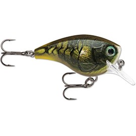 Rapala Balsa Xtreme Brat Hard Bait Lure, Freshwater, Size 03, 2" Length, 3' Depth, 3/8 oz, Mossy, Package of 1 (BXB03MSY)