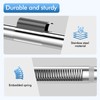 CorkLatta Chrome Shower Curtain Rod Spring Tension 30 to 80