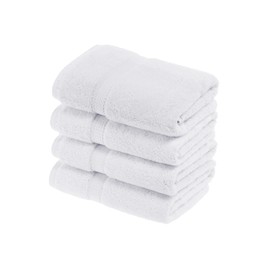 SUPERIOR Madison TS Set, Hand Towel 4-Pack, White, 4 Count