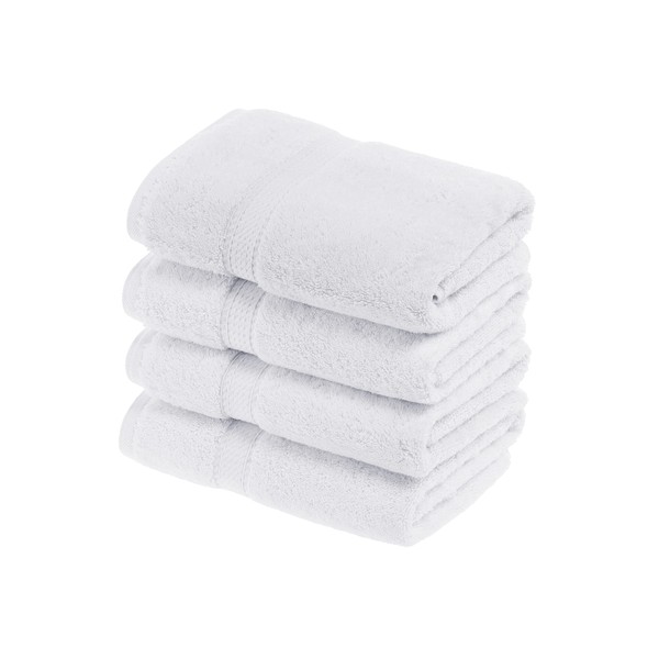 SUPERIOR Madison TS Set, Hand Towel 4-Pack, White, 4 Count