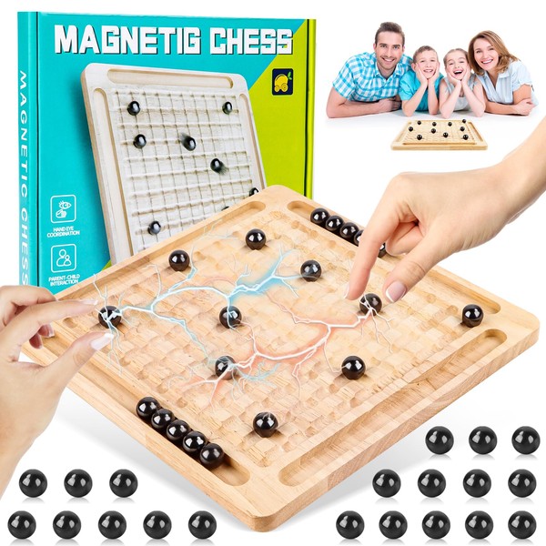 Magnetic Chess Game, Magnetic Chess Game with Wooden Chess Board,
