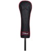 Titleist TA9NLHC-HB Genuine Leather Utility Headcover Black TA9NTLHC