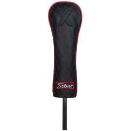 Titleist TA9NLHC-HB Genuine Leather Utility Headcover Black TA9NTLHC