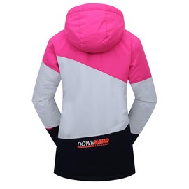 PHIBEE Girls' Sportswear Waterproof Windproof Snowboard Ski Jacket Splice 12