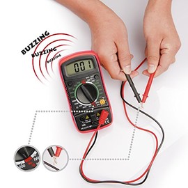 Etekcity Digital Multimeter (DMM) Multi Tester Voltmeter Ammeter Ohmmeter - AC  DC Voltage, DC Current, Resistance, Continuity, Diodes, hFE Tester... 