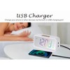 ZAPALA Expert Mulitcolor Alarm Clock for Bedroom, 2 Alarms Loud