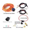 Electric Cooling Fan Wiring Harness Kit Dual Single 165/185 W/Thermostat