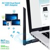 WiFi USB Adapter （AC1300 Dual Band(5.8GHZ/Max 867Mbps & 2.4GHZ/Max 300Mbps),