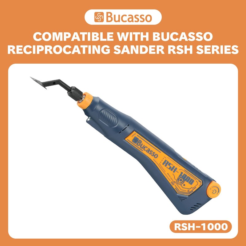 Bucasso Sanderpaper for Reciprocating Sander RSH-1000, 240 Grits 10pcs with