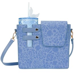 CATSEA Crossbody Bags for Women Water Cup Purse with Cup Holder Outdoor Portable Crossbody Cup Holder Bag Water Bottle Purse