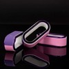 TOOLS FOR BEAUTY 3-sided oval cosmetic tool purple nail buffer