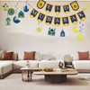 Eid Mubarak Banner Set, Ramadan Mubarak Hanging Swirl Spiral Banner,