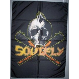 Soulfly 44x30 Inch Cloth Poster Textile Fabric Flag Banner Music Poster