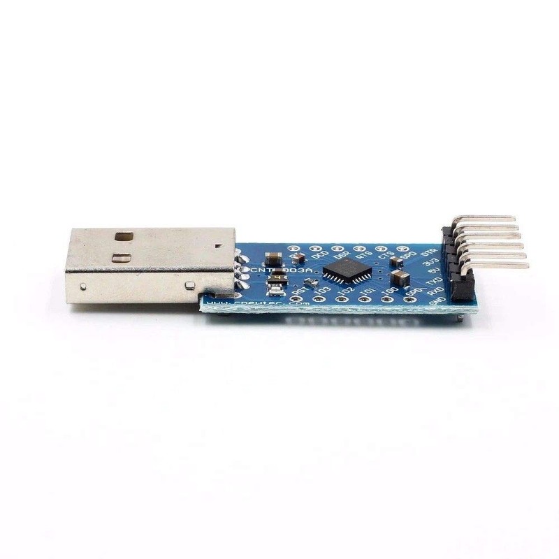 TECNOIOT CP2104 USB to RS232 TTL UART 6PIN Connector Module