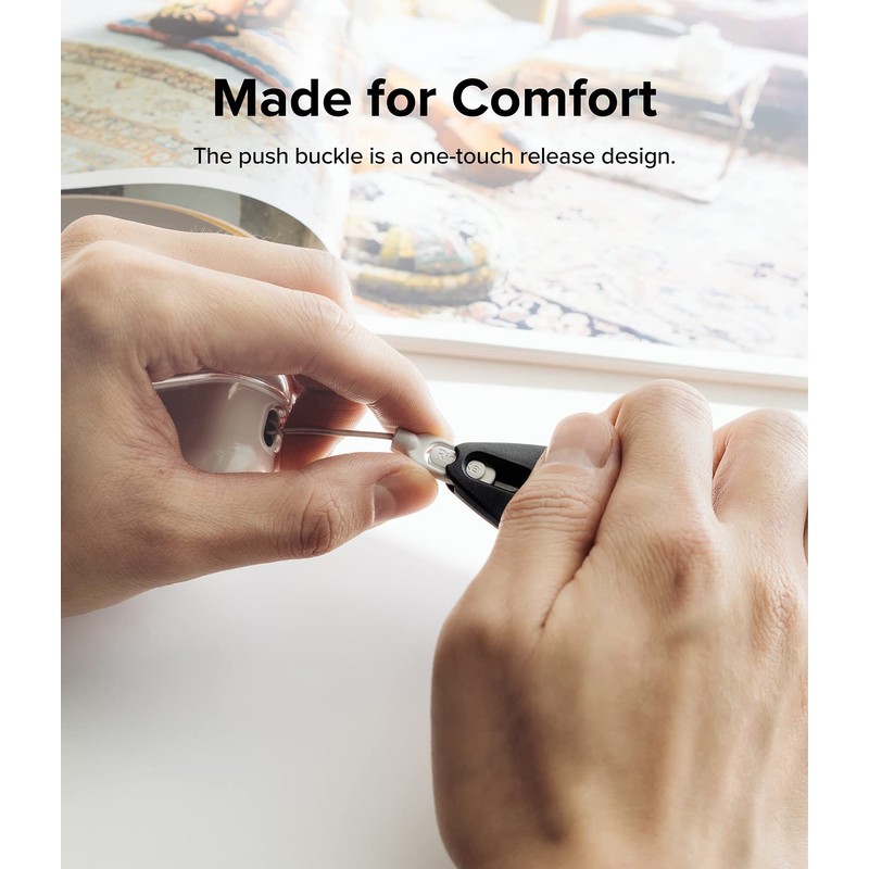 Ringke Hand Strap, Correa de Mano Ajustable y Duradera para