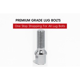 20 Pcs Lug Bolts Ball Seat 14x1.5 Thread 51mm Shank